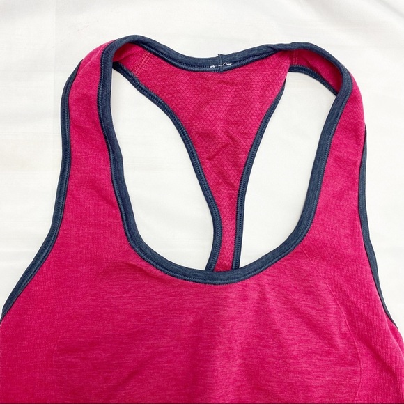 Lululemon Racerback Raspberry Top Size 4 - Picture 2 of 5